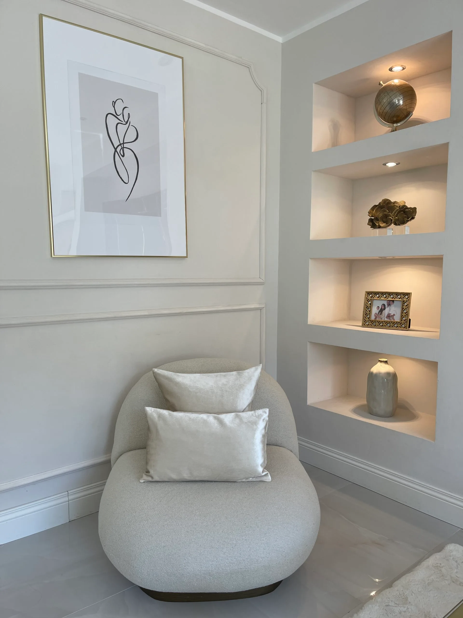 Samt Kissenbezug in Beige schimmernd 30x50 cm